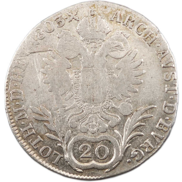 20 grajciar františek ii.1803 c - 20 Grajciar František II.1803 C-4