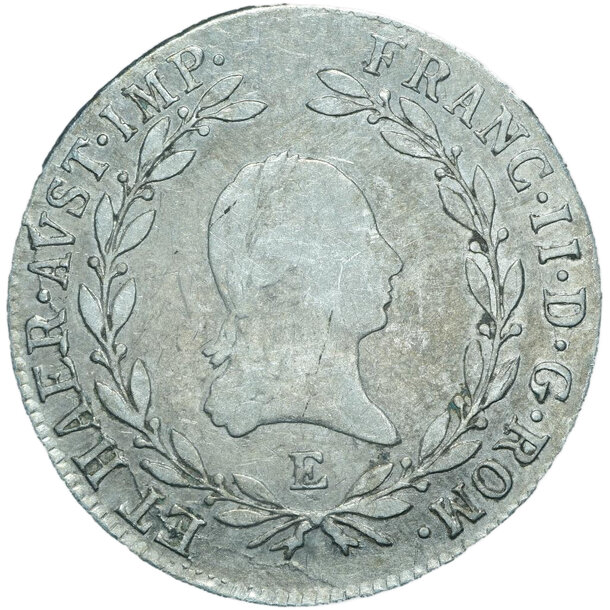 20 grajciar františek ii.1805 e - 20-kreuzer-1805-e-frantisek-ii-3