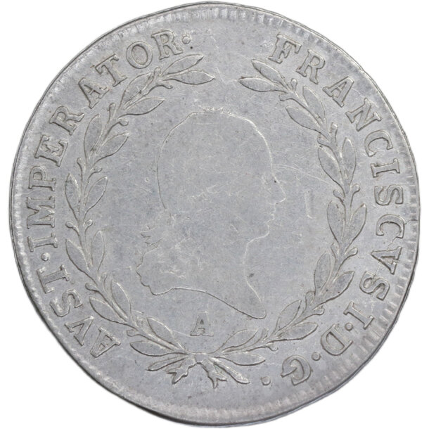 20 grajciar františek ii.1810 a - 20 grajciar františek ii.1810 a - 20-kreuzer-1810-a-frantisek-ii-3