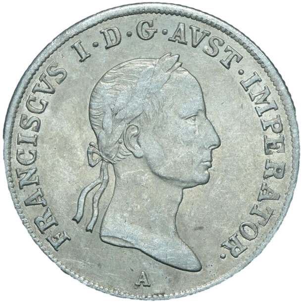 20 grajciar františek ii.1832 a - 20-kreuzer-1832-a-frantisek-ii-1