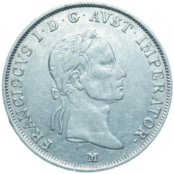 20 grajciar františek ii.1832 m - 20-kreuzer-1832-m-frantisek-ii-1