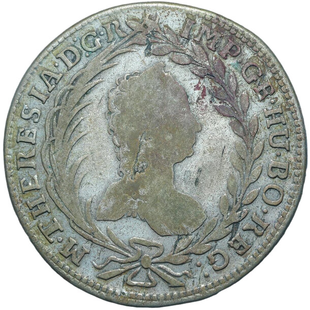 20 grajciar mária terézia 1764 - 20-keuzer-1764-marie-terezie-1