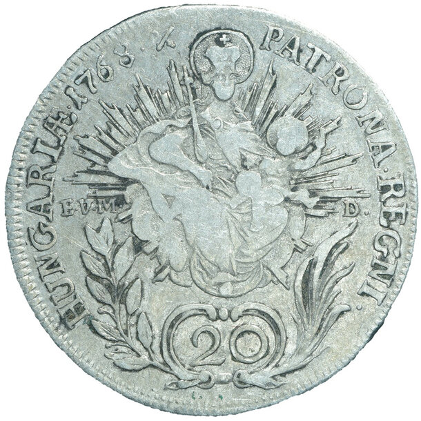 20 grajciar mária terézia 1768 b (evm-d) - 20 Grajciar Mária Terézia 1768 B (EVM-D)-2