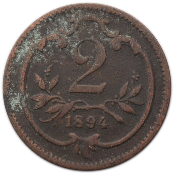 2 halier františek jozef i.1894 - 2-halier-1894-1