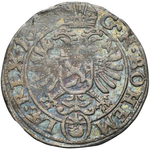 3 grajciar ferdinand iii. 164? praha (pr) - 3 Grajciar Ferdinand III. 164- Praha PR-2