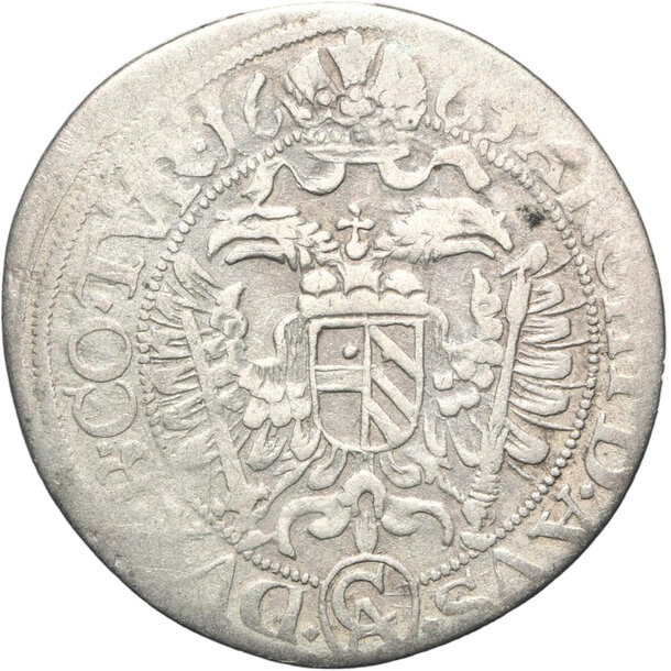 3 grajciar leopold i. 1665 viedeň (w) - 3 Grajciar Leopold I. 1665 Viedeň W-2