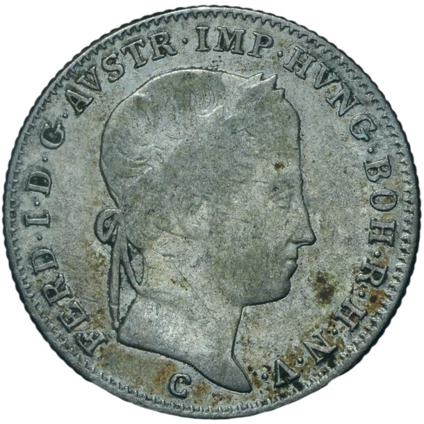 5 grajciar ferdinand v. 1840 c - 5-kreuzer-1840-c-ferdinand-v-1