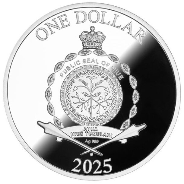 1 dollar niue 2025 - strom šťastia - 1 Dollar Niue 2025 - Strom šťastia-2