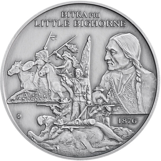 2 dollars niue 2025 - bitka pri little bighorn - bitka-pri-little-big-horn-2-dollars-1