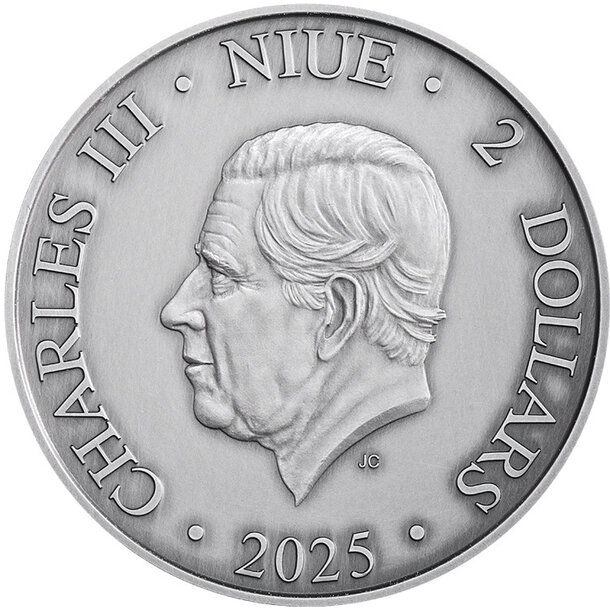 2 dollars niue 2025 - bitka pri little bighorn - bitka-pri-little-big-horn-2-dollars-2