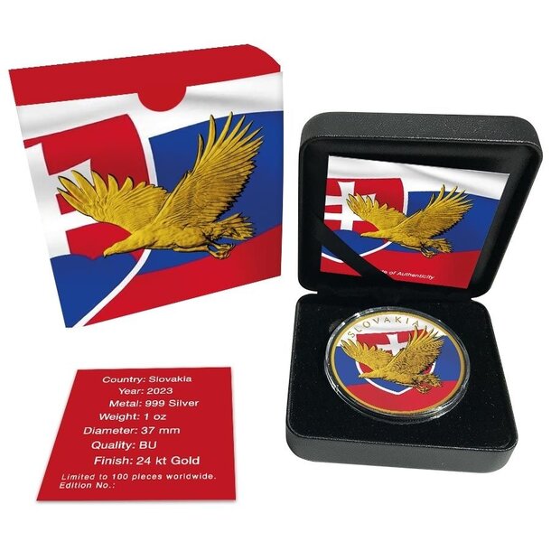 5 dollars niue 2023 - slovenský orol (pozlátená) - 2023-1oz-niue-silver-slovak-flag-eagle-gilded-colorized-coin-obverse.jpg_3