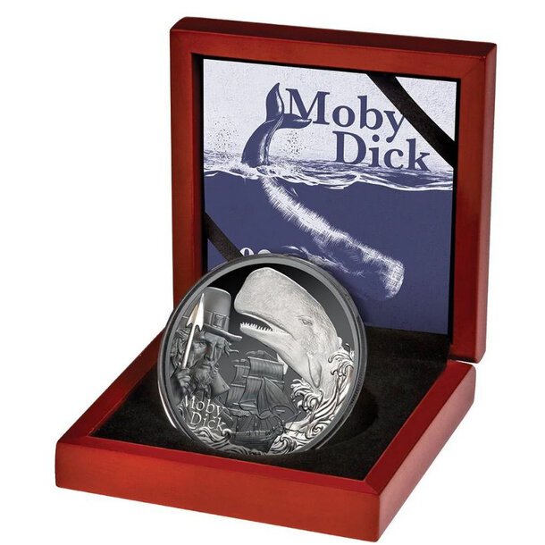 2 dollars niue 2026 - moby dick - 5 Dollars Niue 2026 - Moby Dick-3