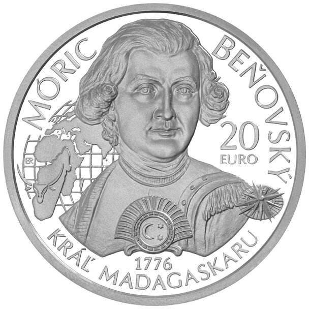 20 euro slovensko 2026 - móric beňovský - 20 EURO Slovensko 2026 - Móric Beňovský-1