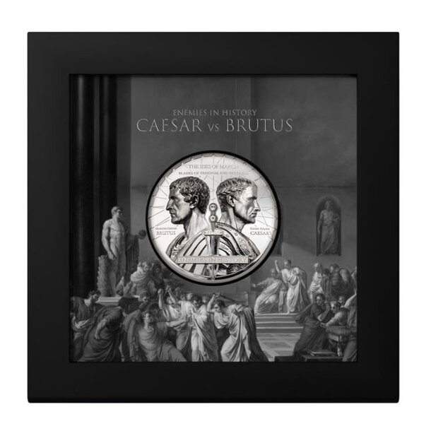 1000 togrog mongolsko 2025 - brutus vs. caesar - proof - 1000-Togrog-Mongolsko-2025-Brutus-3