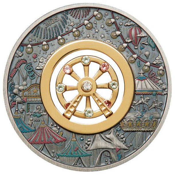 2 dollars tuvalu 2025 - ruské koleso - 2-Dollars-Tuvalu-2025-Ruské-koleso-1