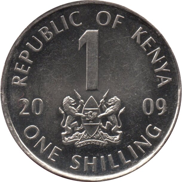 1 shilling keňa 2010 - 1 Shilling Keňa 2010-2
