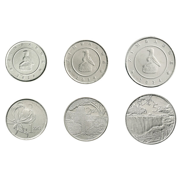 Set mincí zimbabwe 2024 - Set mincí - Zimbabwe 3 ks 2024