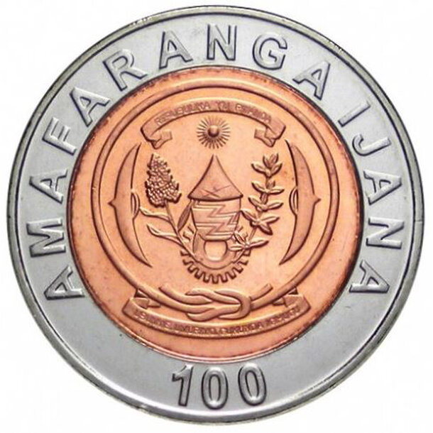 100 francs rwanda 2007 - 100 Francs Rwanda 2007-1
