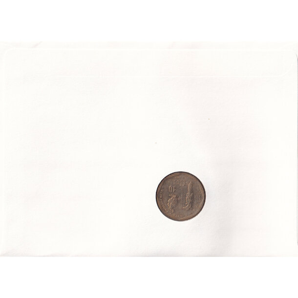 Numizmatická obálka kolumbia 1981 - Numizmatická obálka Kolumbia 1981-2