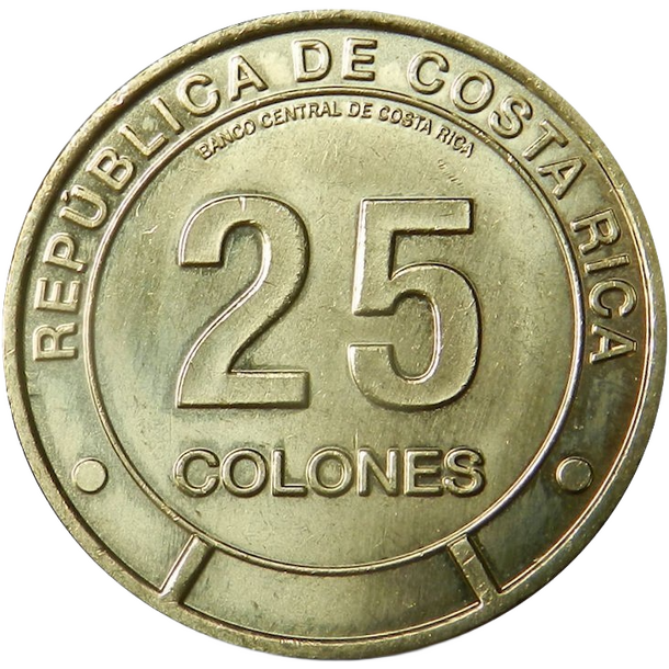 25 colones kostarika 2023 - provincia limón - 25 Colones Kostarika 2023 - Provincia Limón-2