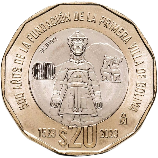 20 pesos mexico 2023 - colima - 20 Pesos Mexico 2023 - Colima-1