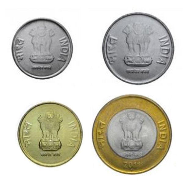 Set mincí india 2017-2021 - Set mincí - India 4ks 2017-2021-2