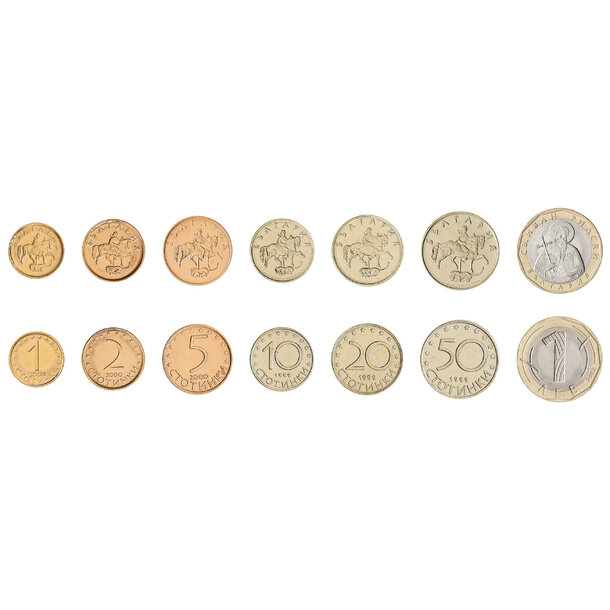 Set mincí bulharsko 1999-2002 - Set mincí Bulharsko 7ks 1999-2002