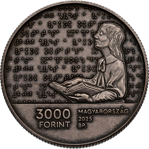 3000 forint maďarsko 2025 - vzdelávanie nevidiacich - Education-for-the-Blind-300