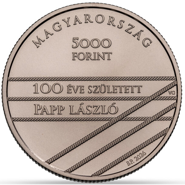 5000 forint maďarsko 2026 - lászló papp - 5000 Forint Maďarsko 2026 - László Papp-2