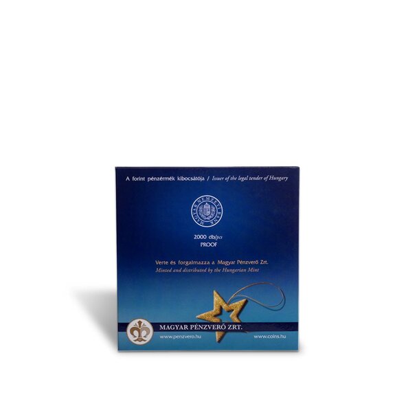 Sada mincí maďarsko 2025 - veselé vianoce - Christmas Proof Set cover back