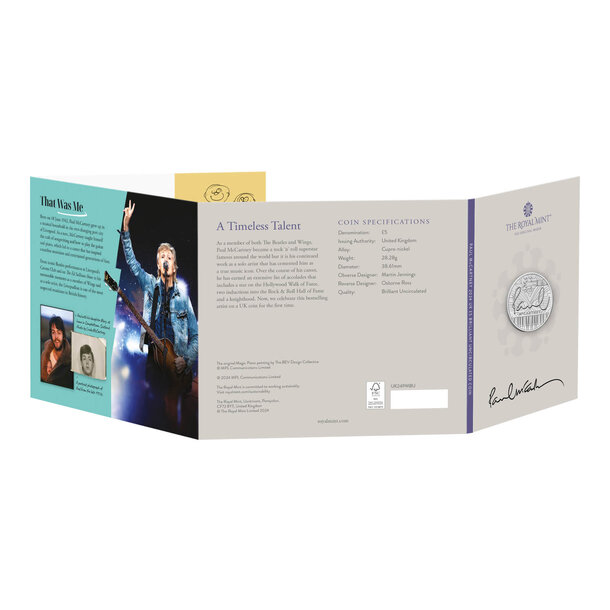 5 pounds veľká británia 2024 - paul mccartney - paul-mccartney-3