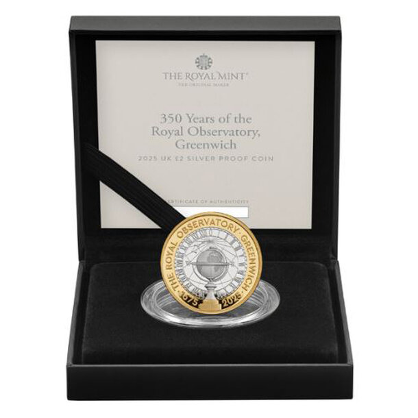 2 pounds veľká británia 2025 - greenwich observatory - proof - 2 Pounds Veľká Británia 2025 - Greenwich Observatory-3