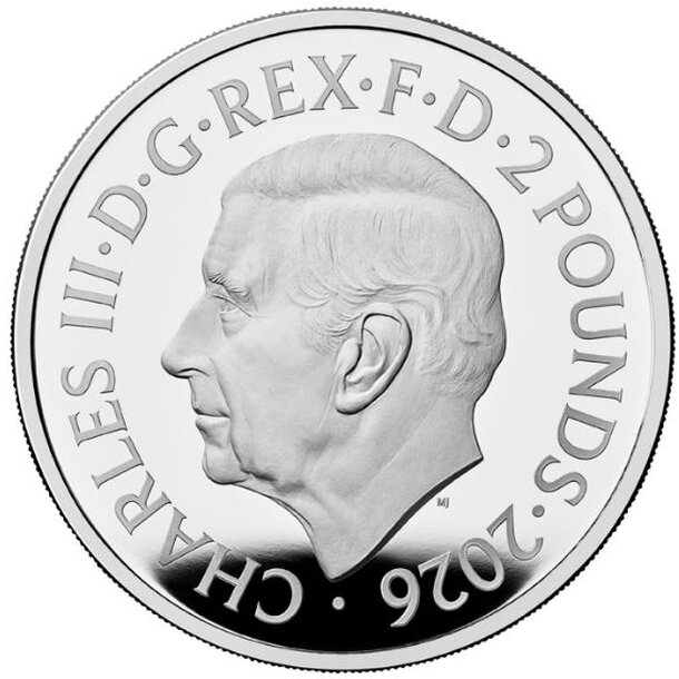 2 pounds veľká británia 2026 - anjel - proof - 2 Pounds Veľká Británia 2026 - Anjel-2