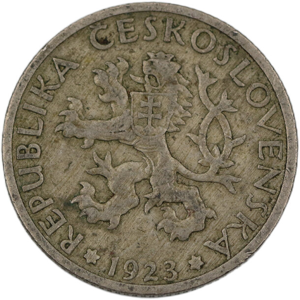 1 koruna československo 1923 - 1 Koruna ČSR 1923-2