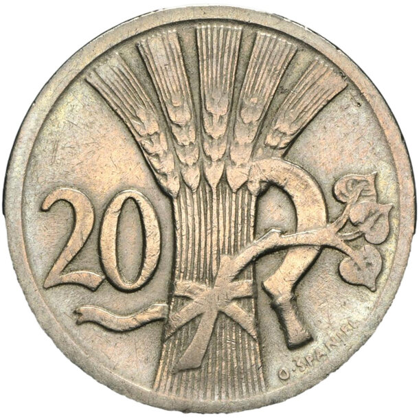 20 halier československo 1927 - 20 Halier ČSR 1927-1