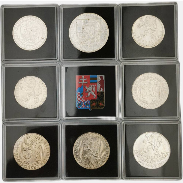 Sada historických mincí česko-slovenska - sada-8-originalnych-cesko-slovenskych-minci-6
