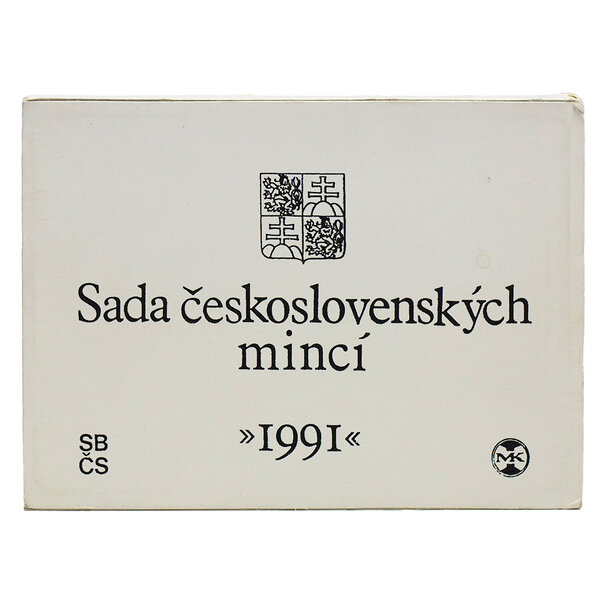 Sada obehových mincí čsfr 1991 - Sada mincí ČSFR 1991 Štefánik-1