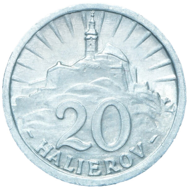 20 halier slovensko 1942 - 20h-1942-al-1
