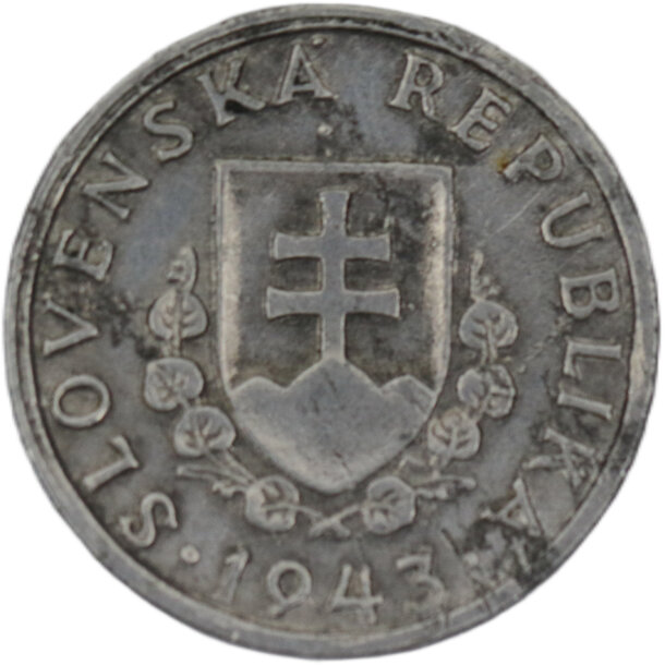 20 halier slovensko 1943 - 20 Halier Slovensko 1943 Al 1-2