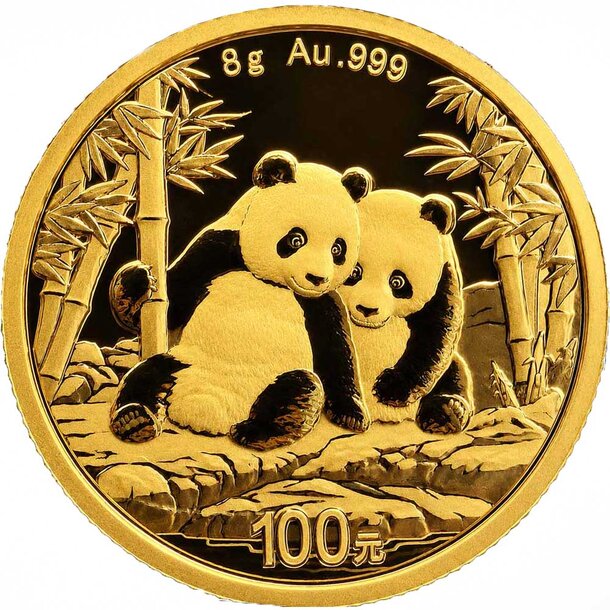 100 yuan čína 2026 - panda - 100 Yuan Čína 2026 - Panda 8g 1
