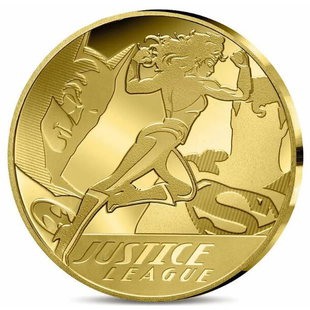 5 euro francúzsko 2025 - dc comics - proof - 5-euro-2025-dc-comics-1