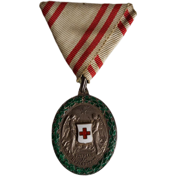 Medaila františek jozef i. - červený kríž 1914 (ag) - Medaila František Jozef I. - Červený kríž 1914ag-1