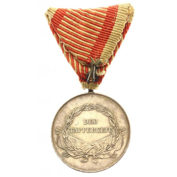 Medaila františek jozef i. - za statočnosť i. trieda - Medaila František Jozef I. - Za statočnosť I. trieda-2
