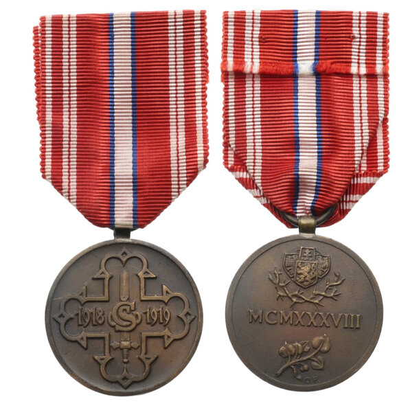 Odznak čsr - čs. dobrovoľníka z rokov 1918-19 - Odznak ČSR - Čs. dobrovoľníka z rokov 1918-19-1