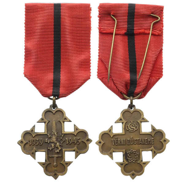 Odznak čsr - čs. obce dobrovoľníckej z roku 1945 - Odznak ČSR - Čs. obce dobrovoleckej z roku 1945-1