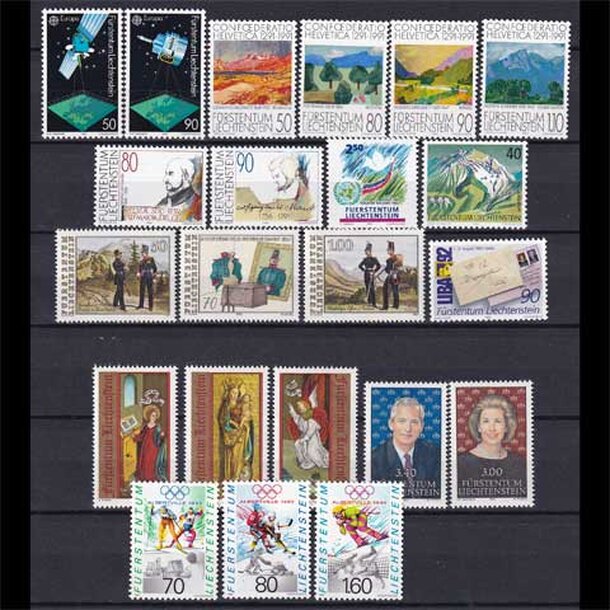 znamky-lichtenstajnsko-1991
