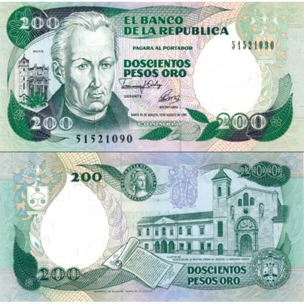 kolumbia-1992-200-pesos-oro
