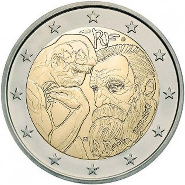 2-euro-francuzsko-rodin