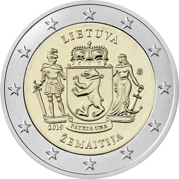 2-euro-litva-samogitia-2019