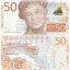 50 kronor 2015 švédsko - Bankovka Švédsko 50 Kronor 2015 - 70
